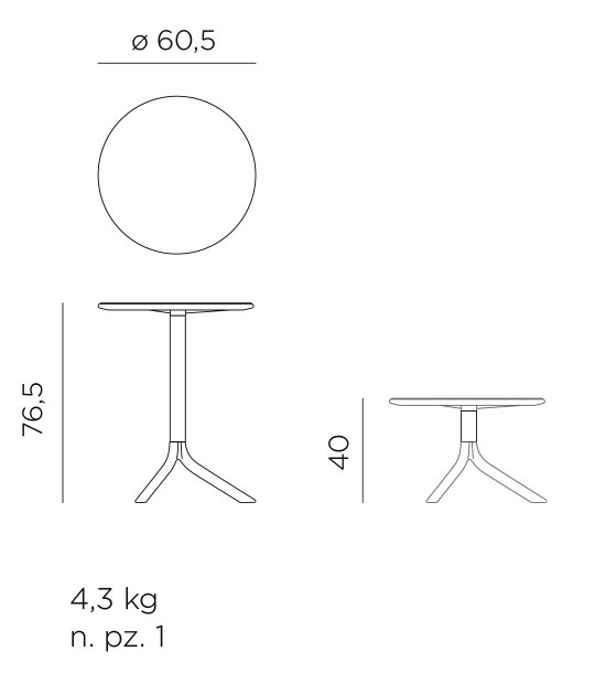 Nardi spritz patio table coffee table dimensions