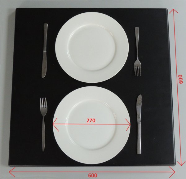 The Restaurant Furniture Buying Guide 8 600x600 restaurant table top with plates for scale