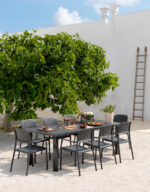 Levante 7 Piece Dining Set NZ - Extended to accommodate 8 chairs