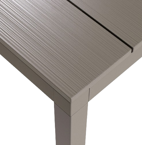 Nardi rio table alu top corner top texture detail taupe