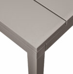 NARDI Rio Table Poly-Resin Top Corner & Top Texture Detail - Taupe