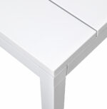 NARDI Rio Table Poly-Resin Top Corner & Top Texture Detail - White