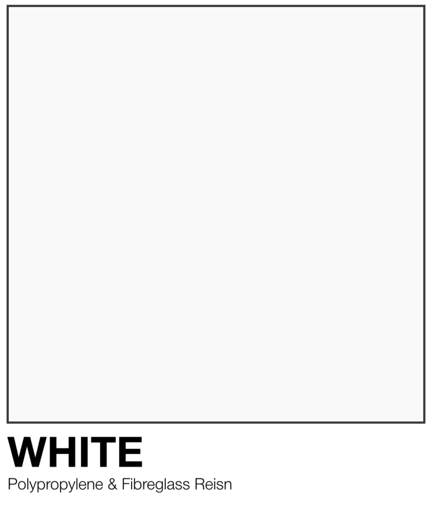 Faro Breakfast Bar Stool 18 Nardi white bianco colour card (polypropylene & fibreglass resin)