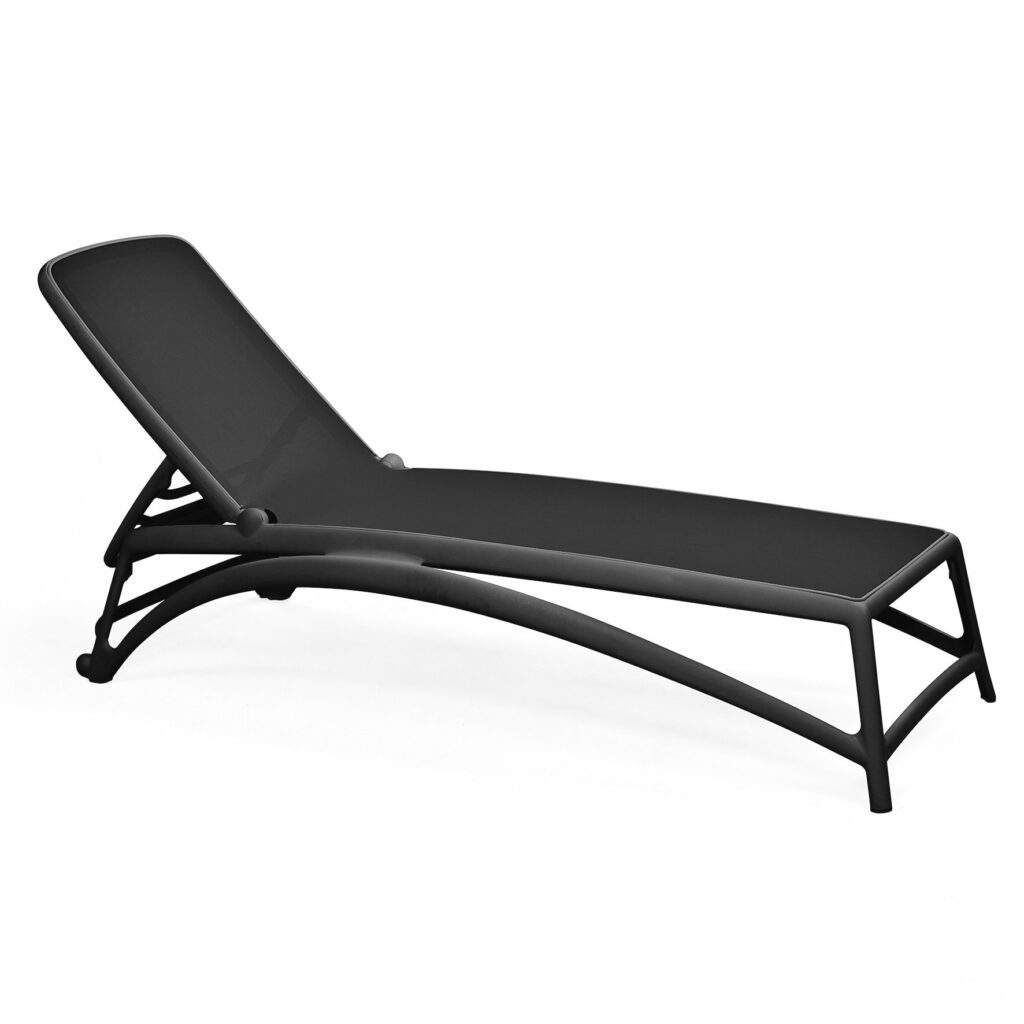 Pacific Islands 10 Nardi atlantico sun lounger - charcoal grey