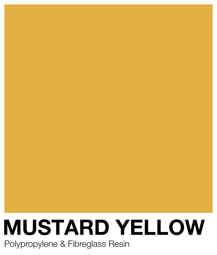 Trill Tall Bar Stool 21 Nardi mustard yellow senape colour card (polypropylene & fibreglass resin)