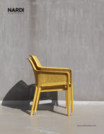 Net Relax Lounge Chair - Mustard (Two pictured stacked)