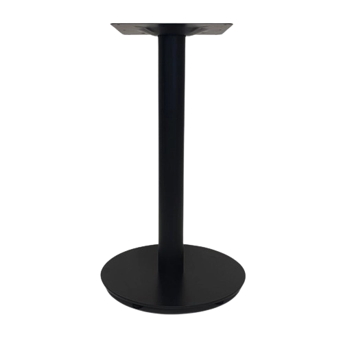 Round Plate Table Base Ø430 - Black 2 Round plate table base o430 transparent