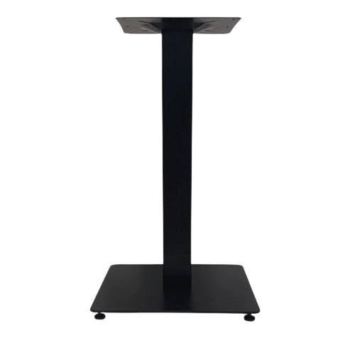 Square Plate Table Base 430 - Black 2 Square plate table base 430 transparent