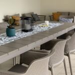 NARDI Net Rio 9-Piece Dining Setting - Taupe