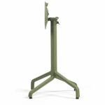 Table Bases - Frasca Mini Folding Table Base in Olive Green