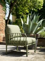 Outdoor Lounge Furniture - Komodo Modular Arm Chair in Olive Green