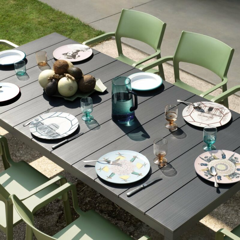 Nardi rio alu trill outdoor dining set featured