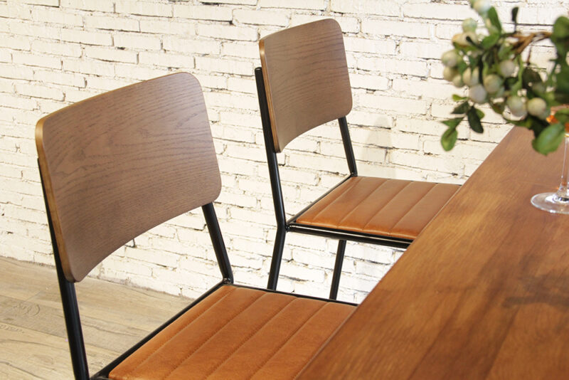 ByDezign Mid-Century Modern Retro School Tall Bar Stools Seat & Back