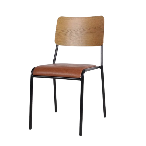 Retro School Dining Chair 2 Retro school chair transparent