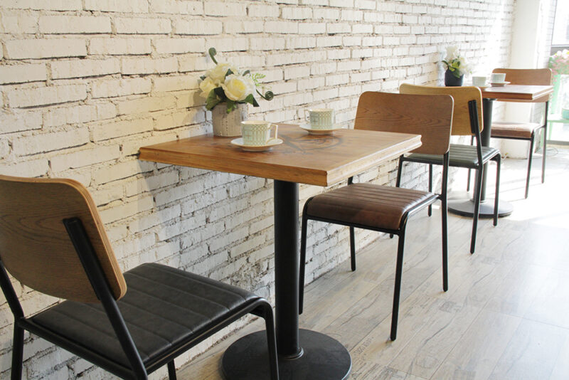 ByDezign Retro School Dining Chairs and Table