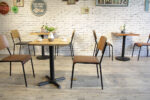 ByDezign Retro School Dining Chairs in Cafe Setting