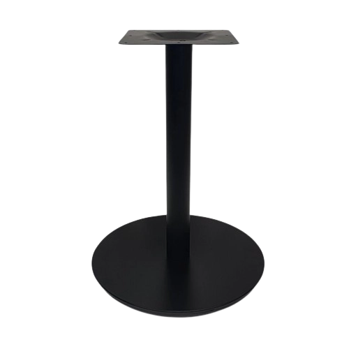 Round Plate Table Base Ø560 - Black 2 Round plate table base o560 transparent