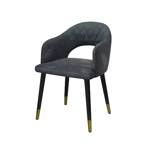 Barossa Plush Dining Chair 2 Barossa plush chair transparent