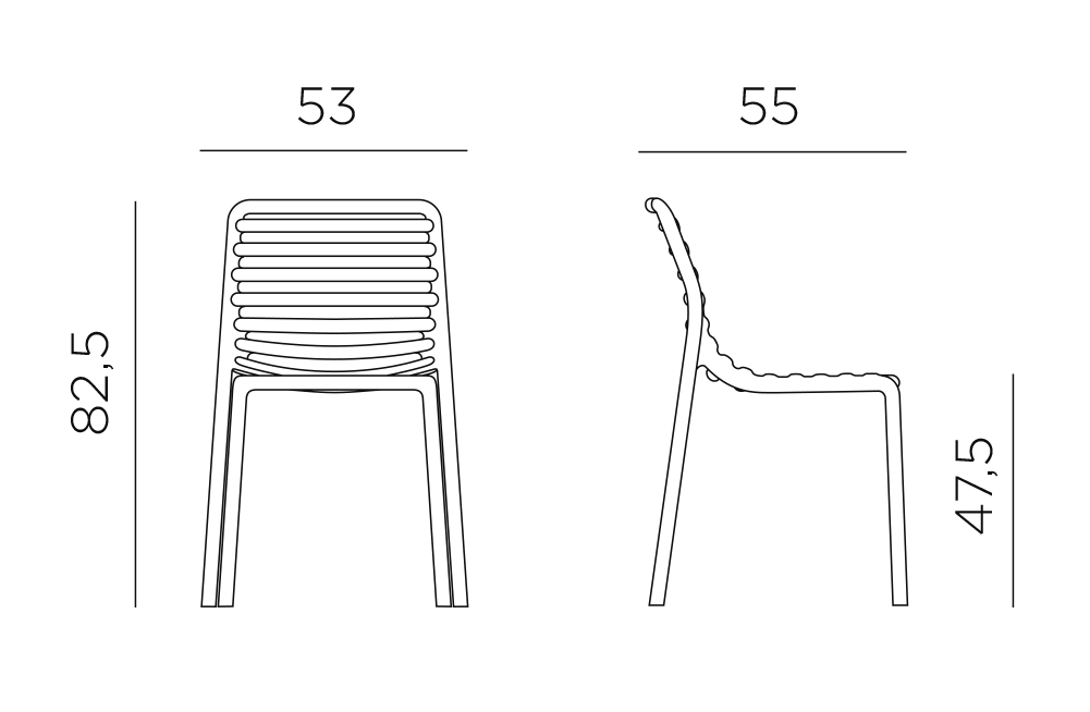Clip Doga Bistro Set 14 Nardi doga bistro chair dimensions
