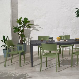 NARDI Trill Rio 140 ALU Outdoor Dining Set Featured