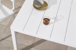 NARDI Rio ALU 140-210 Extendable Table in White (Table Top Texture)