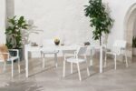 NARDI Trill Rio 140 ALU Outdoor Dining Set (6-Seater) - White