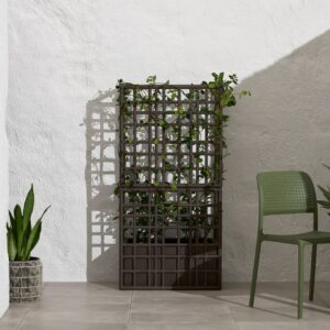 NARDI Sipario Eco Wall Planter With Bora Bistro & Step in Olive Green