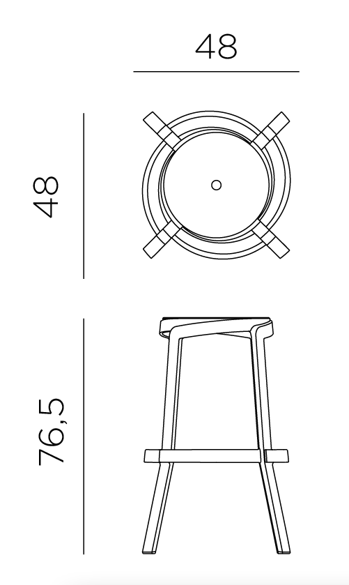 Stack Maxi Combo 5-Piece 2 Nardi stack maxi dimensions