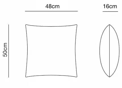 Nardi Outdoor Cushion (Cuscino Passepartout) 1 Nardi sunbrella scatter cushion dimensions