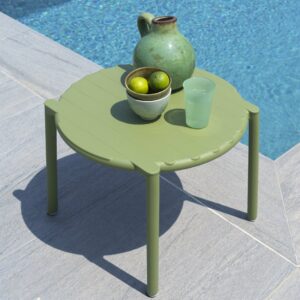 Nardi doga coffee table featured – olive green