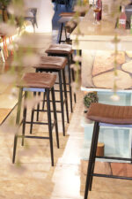 ByDezign Aviator Backless Tall Bar Stools at a Bar
