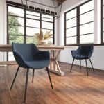 ByDezign Mendoza Plush Dining Chair - Jet Black