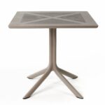Outdoor Table - Clip-X 70 in Taupe