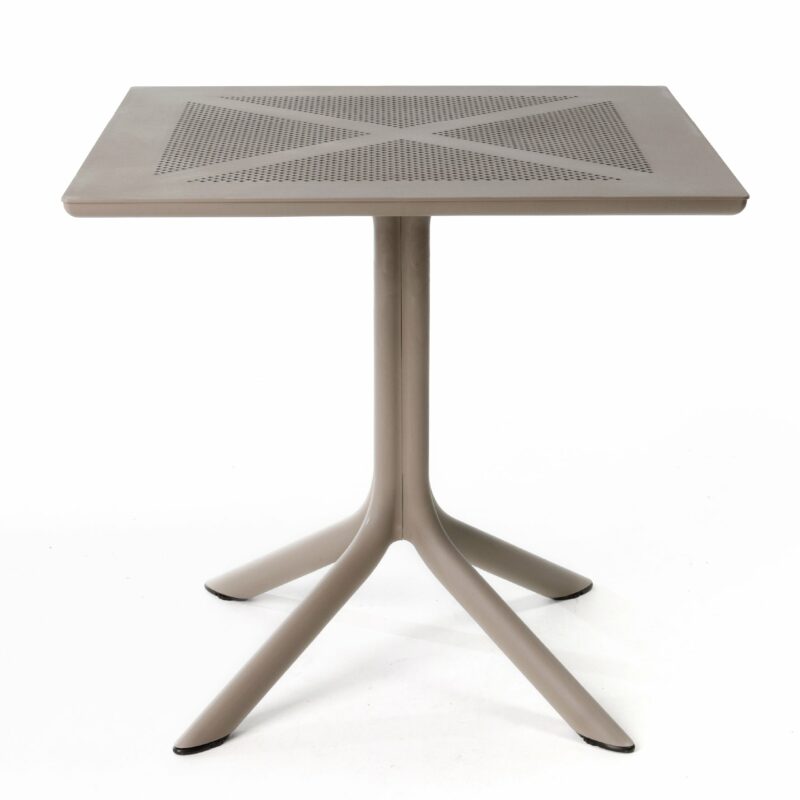 Outdoor table - clip-x 70 in taupe