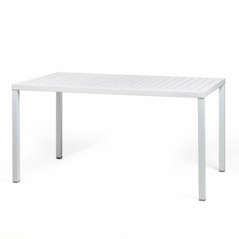 NARDI Cube 140x80 Outdoor Dining Table - White