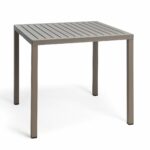 NARDI Cube 80 Outdoor Table - Taupe