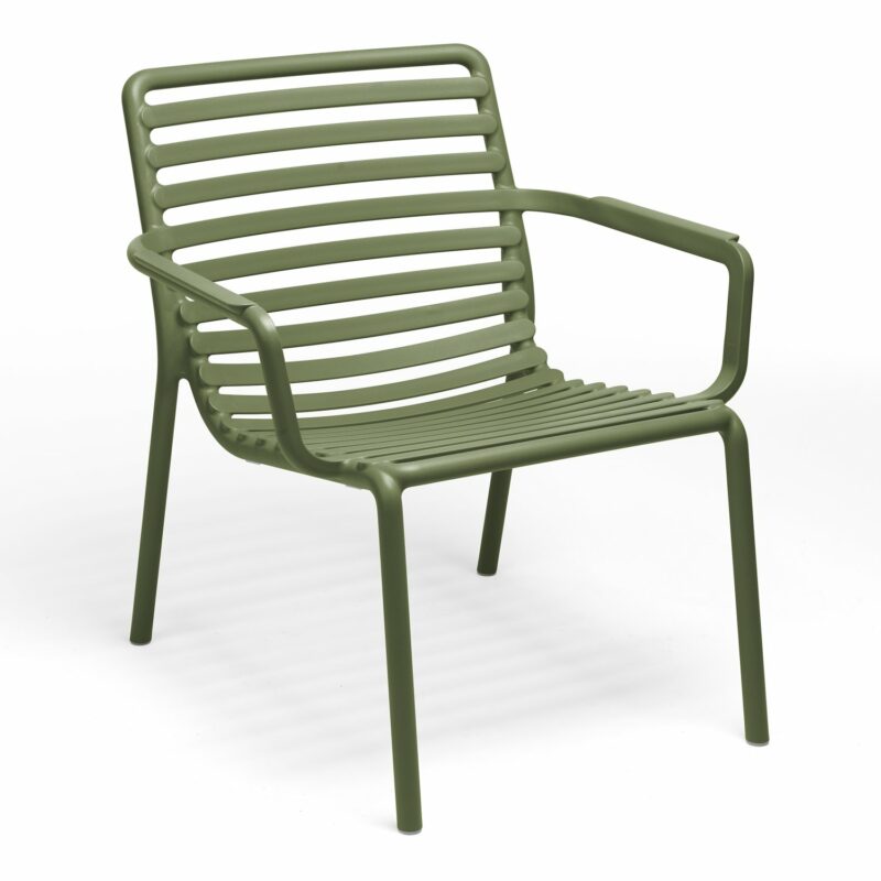 Nardi doga relax lounge chair - olive green