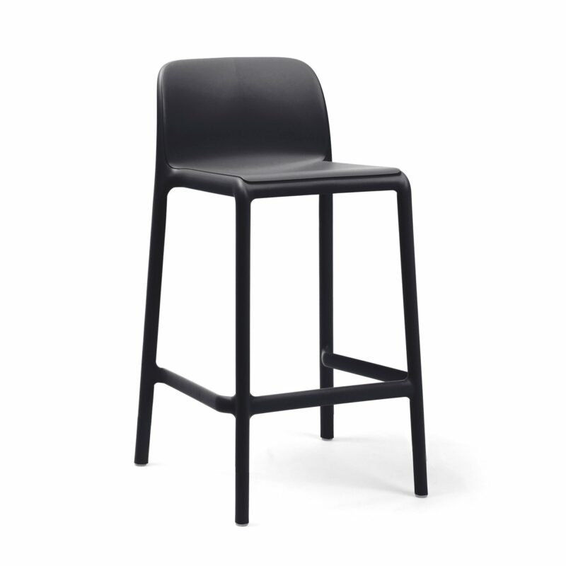 Nardi faro breakfast bar stool - charcoal
