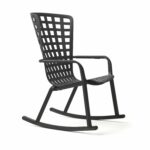 NARDI-Folio-Rocking-Armchair-Charcoal NARDI Folio Rocking Chair - Charcoal