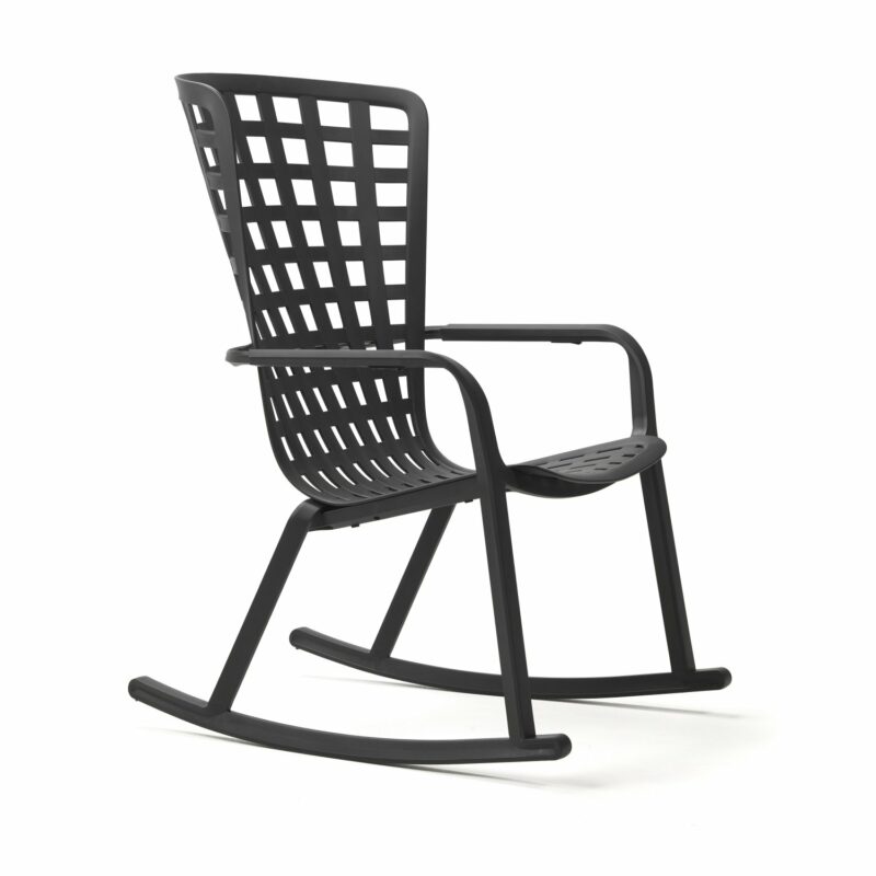 Nardi folio rocking chair - charcoal
