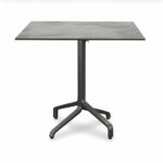 NARDI Frasca HPL 800 Folding Table - Charcoal & Cement