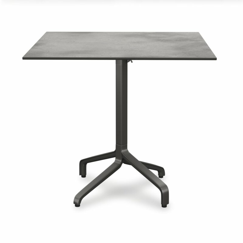 Nardi frasca hpl 800 folding table - charcoal & cement