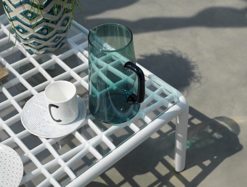 NARDI Outdoor Coffee Table - Komodo Glass in Garden