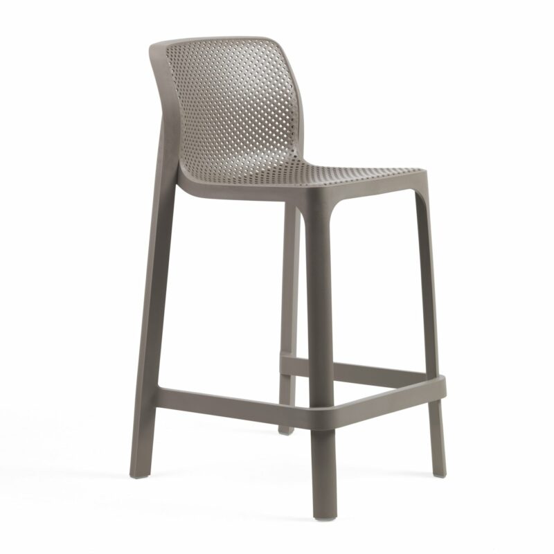 Nardi net kitchen counter bar stool - taupe
