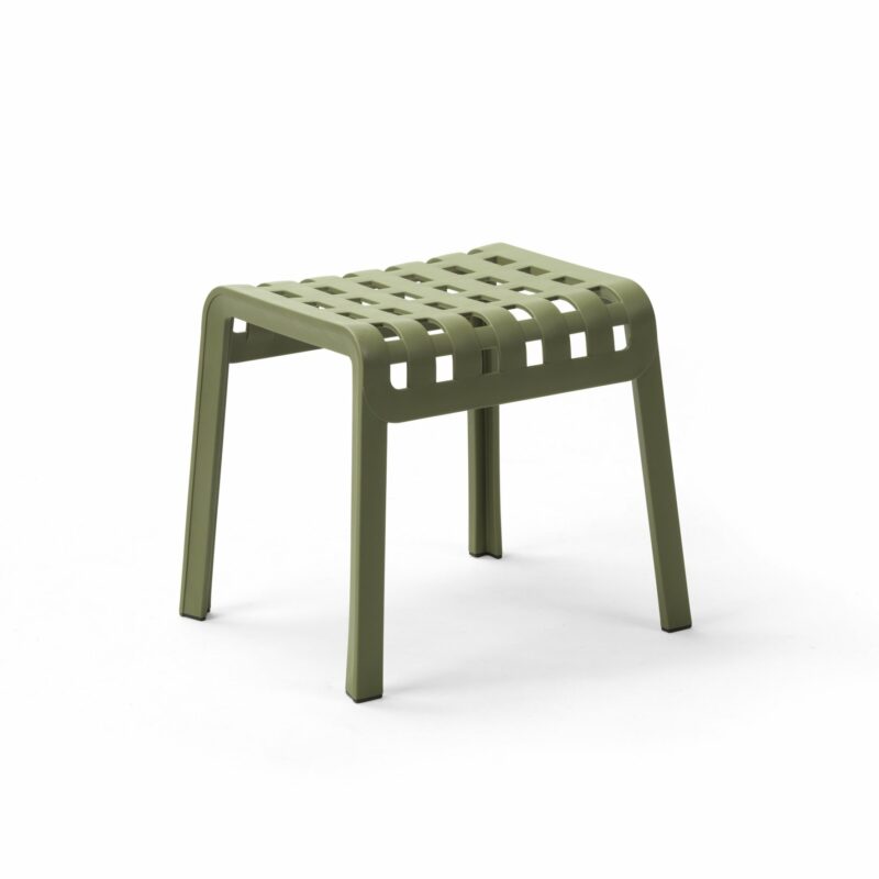 Nardi poggio footrest mini stool - olive green