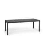 NARDI Rio 140-210 Extendable Table - Charcoal (Extended Length)