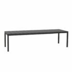 NARDI Rio 210-280 Extendable Outdoor Dining Table – Charcoal
