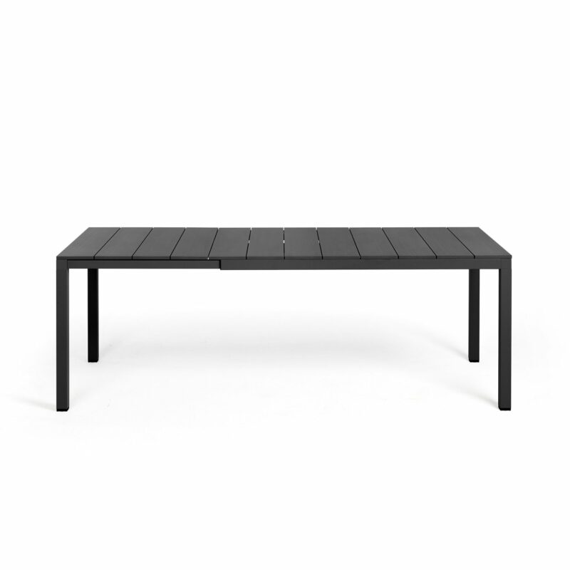Nardi rio alu 140-210 extendable table – charcoal