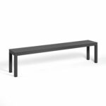 NARDI Rio Alu Outdoor Bench - Charcoal