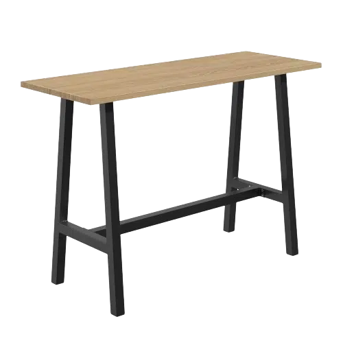 Cordoba bar leaner high table transparent